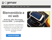 Tablet Screenshot of gemasr.com